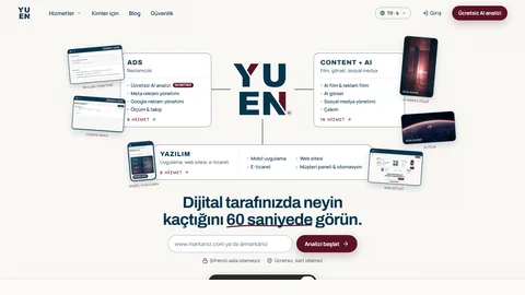 Vitrin sitesi · açılış